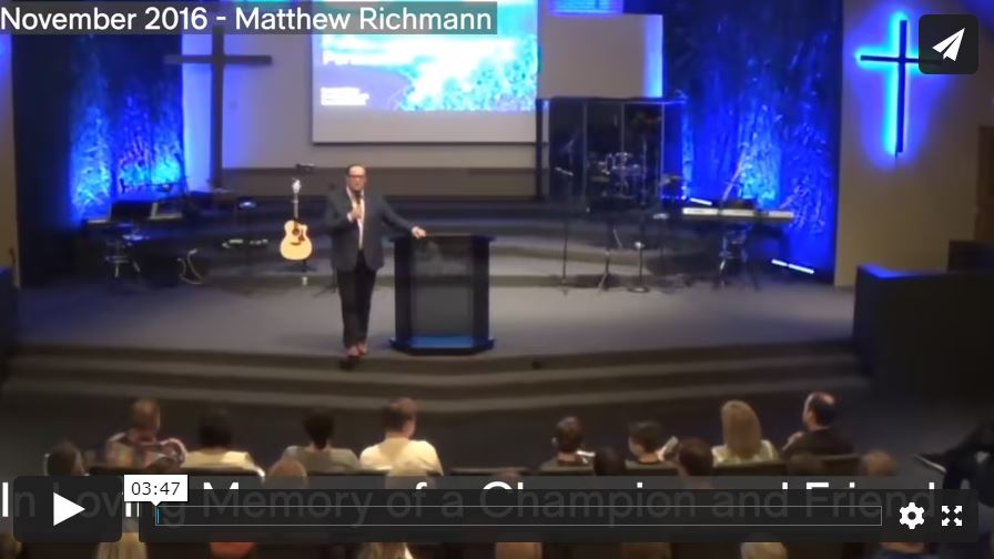 How to deal with loss or pain by Matthew Richmann